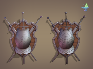 ornamental shield Modelo 3D