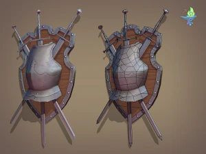 ornamental shield 3D Model