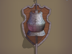 ornamental shield Modelo 3D