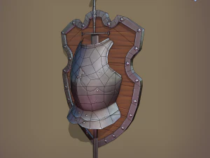 ornamental shield 3D Model