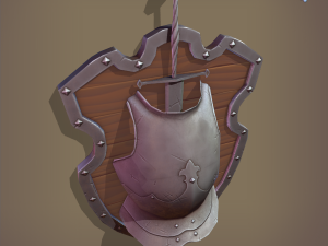 ornamental shield Modelo 3D