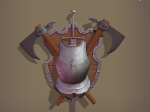 ornamental shield Modelo 3D