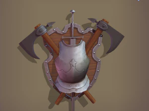 ornamental shield 3D Model