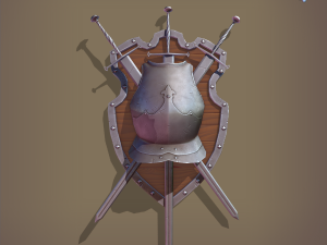 ornamental shield Modelo 3D