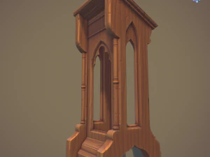 gothic lectern 3D Model