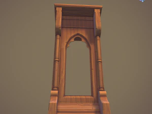 gothic lectern 3D Model
