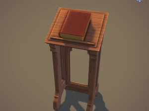 gothic lectern 3D Model