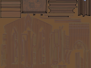 gothic lectern 3D मॉडल