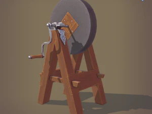 medieval grindstone 3D Model