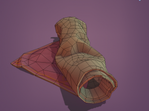 body rolled in a carpet Modelo 3D