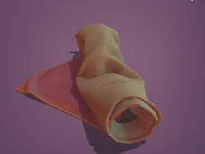 body rolled in a carpet 3D Model