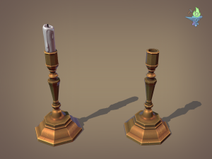 candle stick Modelo 3D