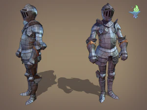 ornamental plate armour 3D Model