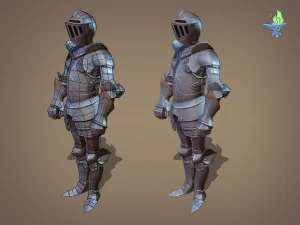 ornamental plate armour 3D Model