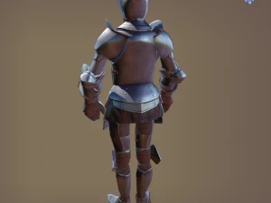 ornamental plate armour 3D Model