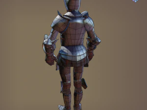 ornamental plate armour 3D Model