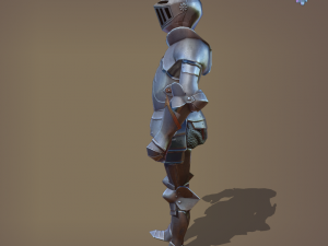 ornamental plate armour 3D 모델