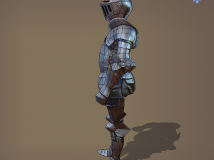 ornamental plate armour 3D 모델