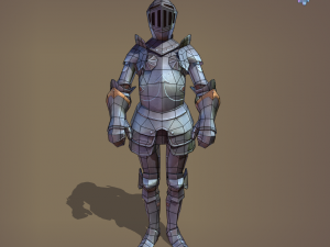 ornamental plate armour 3D 모델