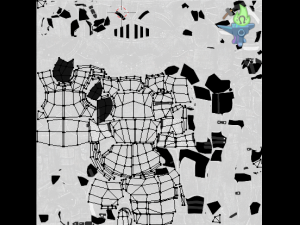 ornamental plate armour 3D 모델