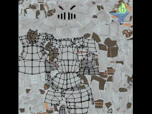 ornamental plate armour 3D Model
