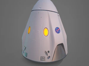 drago basso poli x equipaggio Modello 3D