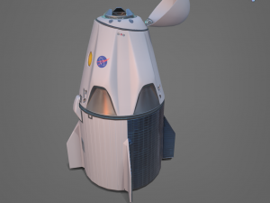 low poly dragon x crew 3D Model