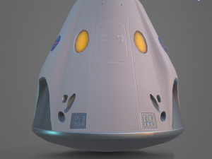 low poly dragon x crew 3D Model