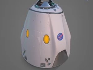 drago basso poli x equipaggio Modello 3D