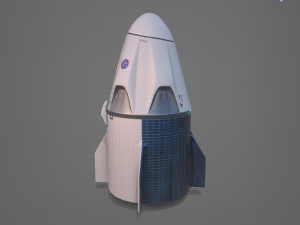 low poly dragon x crew 3D Model