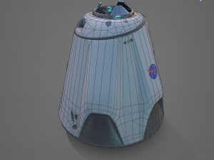 low poly dragon x crew 3D Model