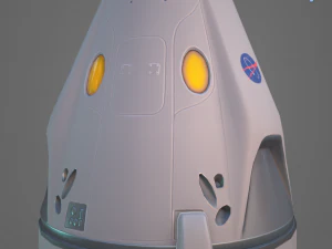 drago basso poli x equipaggio Modello 3D