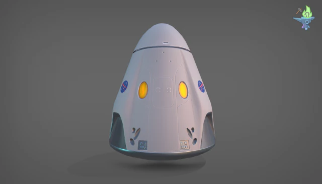 drago basso poli x equipaggio Modello 3D .c4d .max .obj .3ds .fbx .stl .blend 