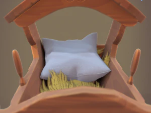 rocking cradle 3D Model