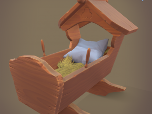 rocking cradle 3D Модель