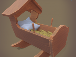 rocking cradle 3D Модель