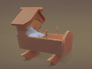 rocking cradle 3D Model