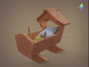 rocking cradle 3D Model