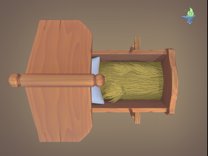 rocking cradle 3D Модель