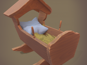 rocking cradle 3D Модель