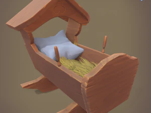 rocking cradle 3D Model
