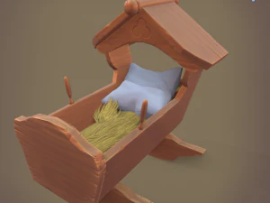 rocking cradle 3D Model