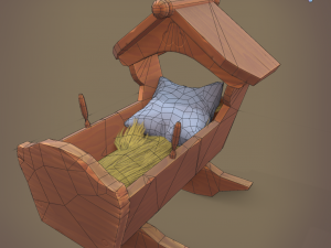 rocking cradle 3D Модель