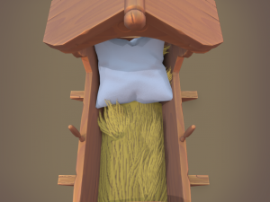 rocking cradle 3D Модель