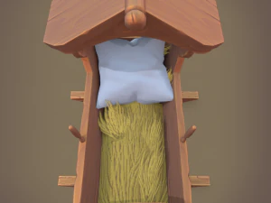 rocking cradle 3D Model