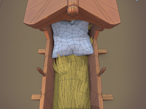 rocking cradle 3D Модель