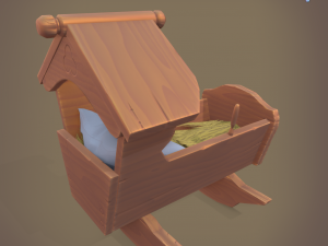 rocking cradle 3D Модель