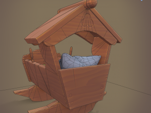 rocking cradle 3D Модель