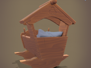 rocking cradle 3D Модель
