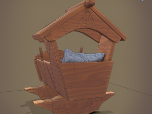 rocking cradle 3D Модель
